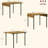 Industrial Kitchen Table, Walnut Space Saving Drop Leaf Folding For 2 - 4 Usage 4,