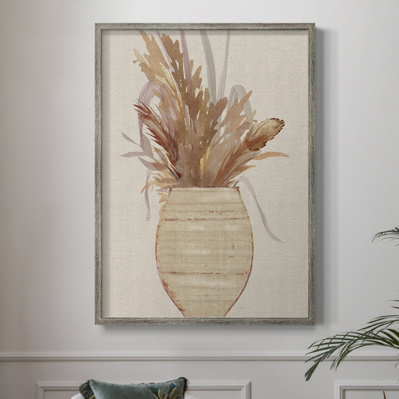 «Meadow Grass II», reproduction encadrée - bois massif, H 15 po x l 12 po