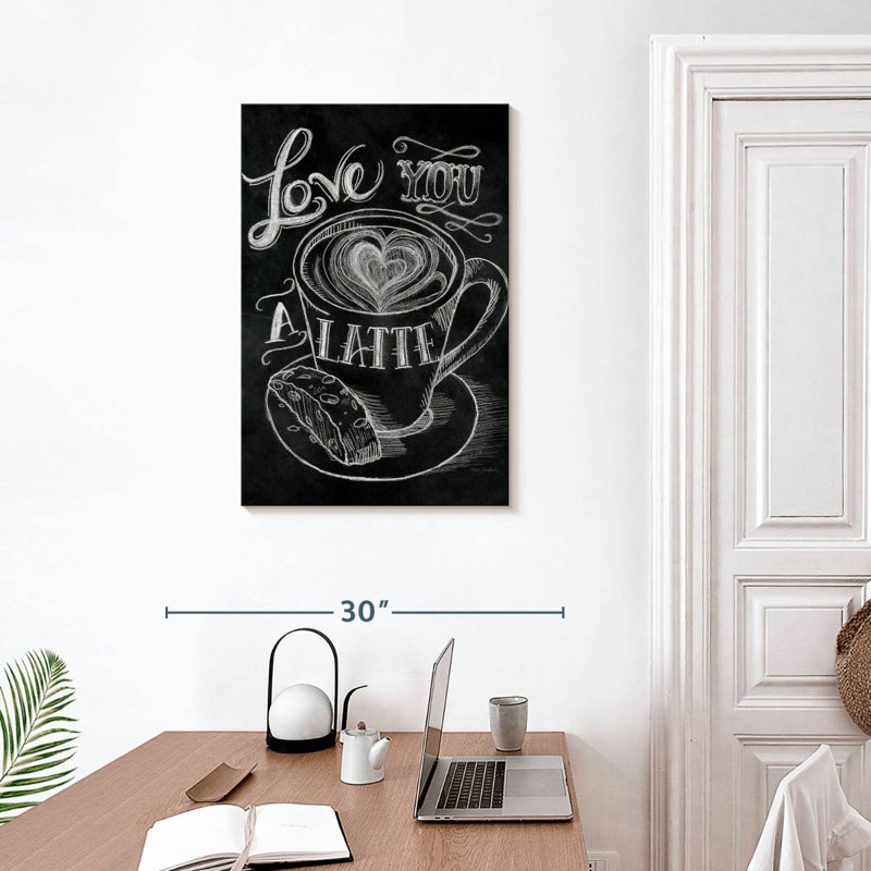 Tergel Love You A Latte I, H 30 po x l 20 po