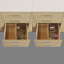 Ensemble de meuble-lavabo double en bois massif vieilli l 72 po x P 22 po Kali II-2043911522-2043911520