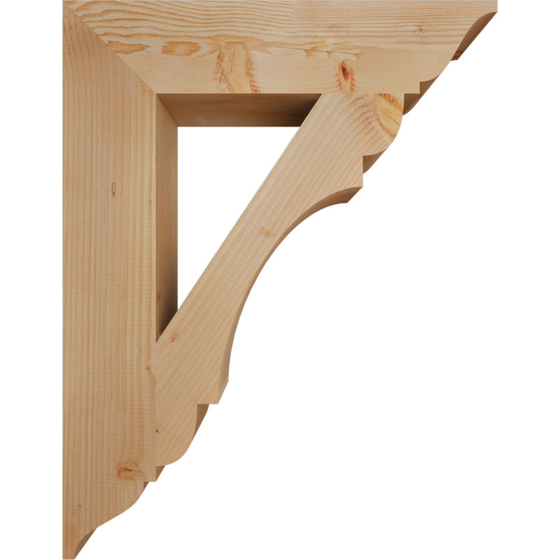 Support olympique traditionnel, H 36 po x l 5,5 po x P 28 po, Douglas (lisse)