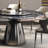 Modern Round Microlite Stone Dining Table Sets-104367359-124365360