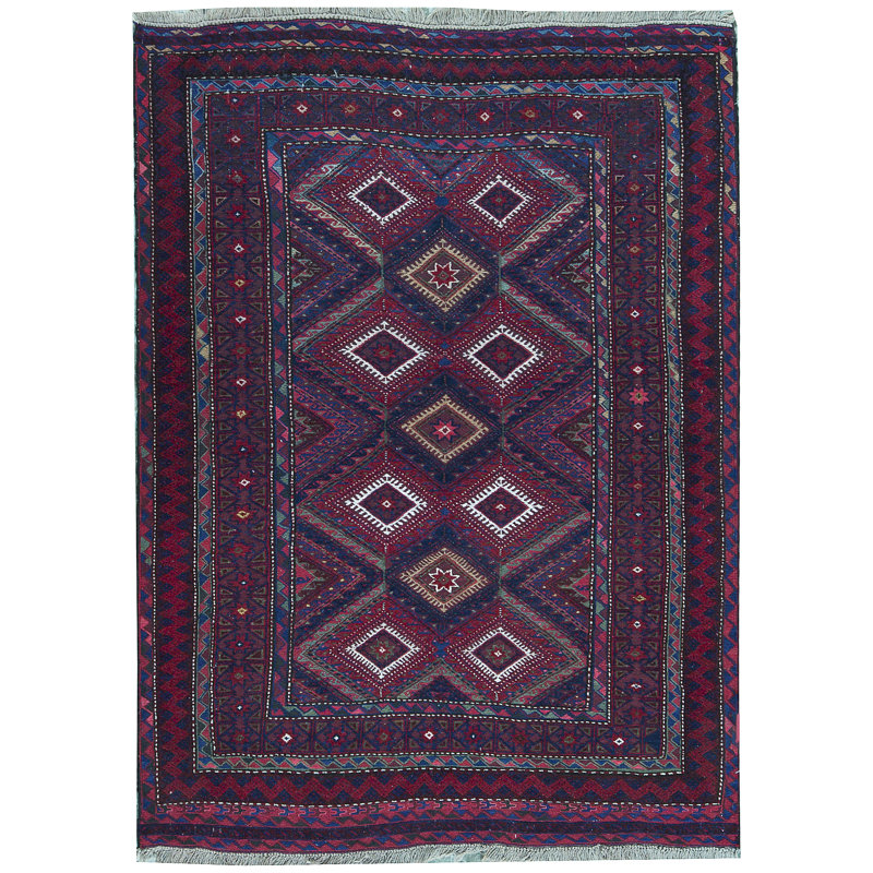 Afghan One-of-a-Kind 4'9" X 6'5" Area Rug