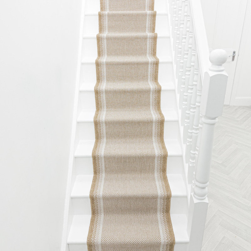 Stair Runner Chequered Flatweave Area Rug, Runner 60 x 450 cm