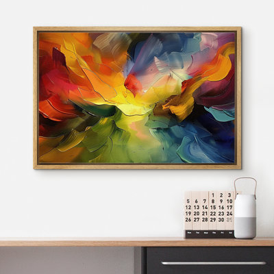 Color Blocks " Colorful Abstract Shapes Bright Yellow "