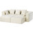 Boneless Cloud Sectional Couch In Two Boxes, Compressed Modular Sectional Sofa With Deep Seat-251139940
