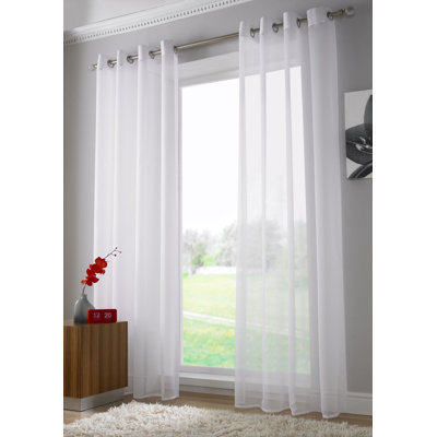 Jaxcen Sheer Curtain Single Panel