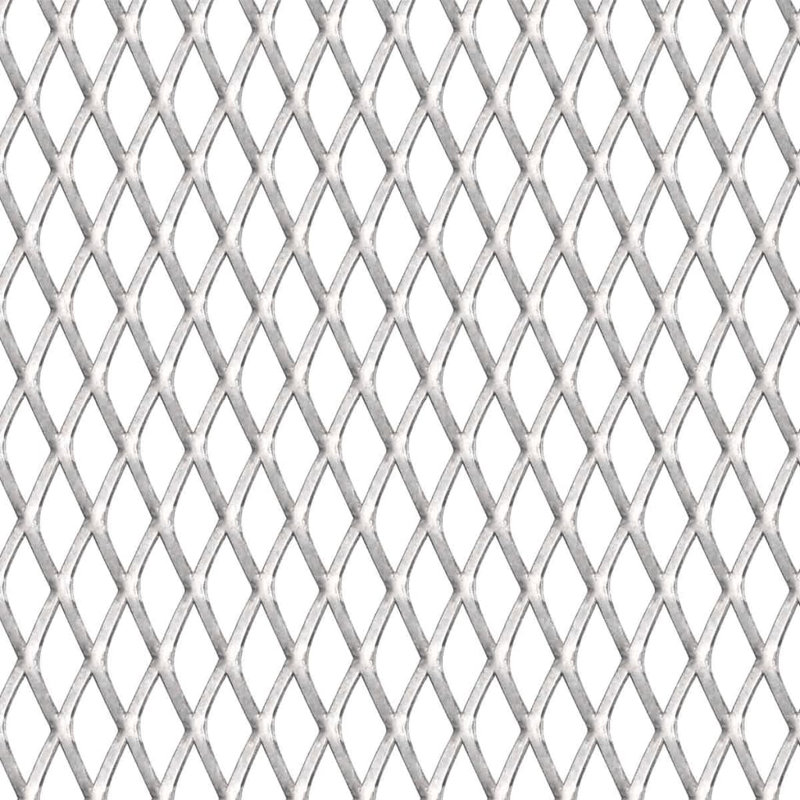 Fil métallique argenté / clôture grillagée, H 1,2 po x l 0,7 po x P 0,1 po