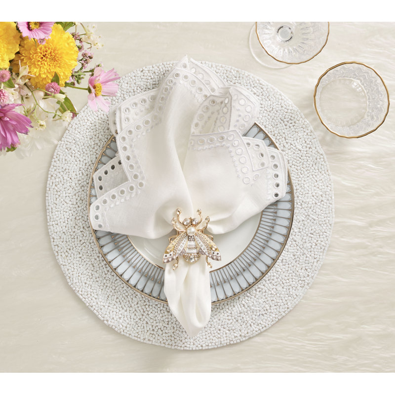 Perennial Placemat, White