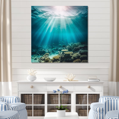 Underwater Coral III - Impression sur toile côtière