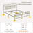 Elleise Metal Open-Frame Bed with Upholstered Headboard-1668602912