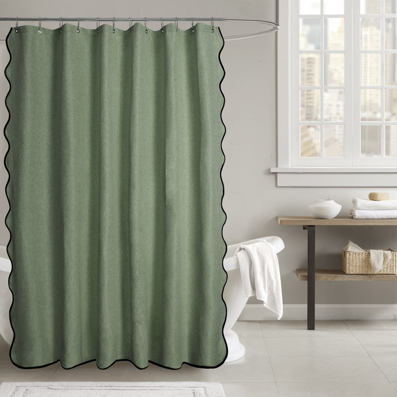 Rideau de douche Farmhouse, Sauge, H 72 po x l 72 po
