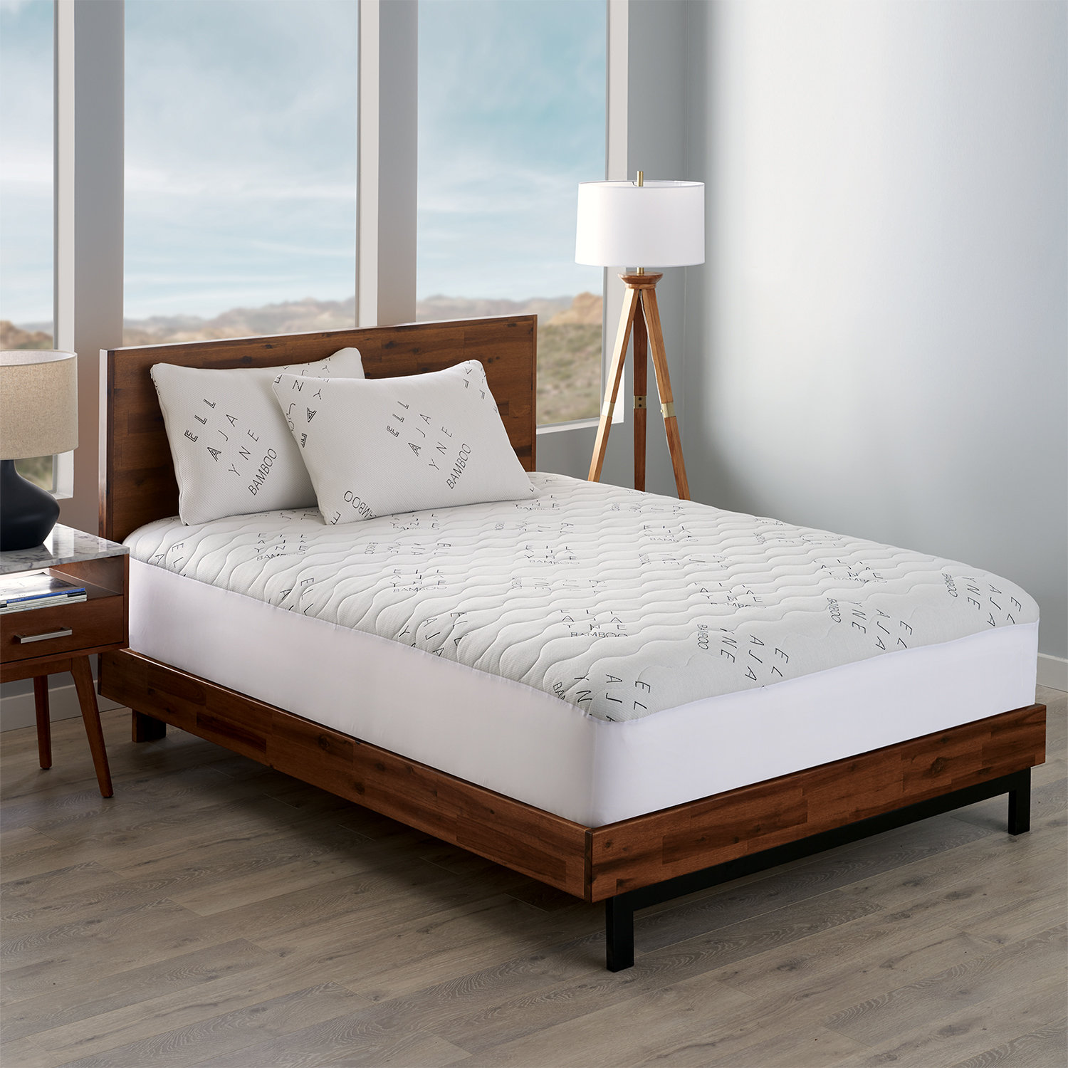Ella Jayne Home Ella Jayne Bamboo 2Piece Bundle Bamboo Mattress Pad