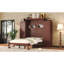 Lit escamotable, lit escamotable en bois avec 2 garde-robes et tablette de rangement, cadre de lit plateforme pliable multifonctionnel pour chambre d'amis, chambre à coucher-1149683277-1149683267
