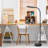Litespan Slim 55 in. Industrial Dimmable LED Directional Task Floor Lamp-62954092