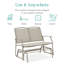 Fauteuil oscillant d'extérieur en métal Nethuki-1977410477