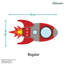 Flying Rocket Wall Stickers-1963359706-1963359711