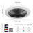 Hemion 19.6" Rgb Ceiling Fan With Led Lights And Remote Control (ser Of 2)-117493580