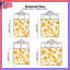Couvre-lit matelassé à motif floral jaune toutes tailles-126083310