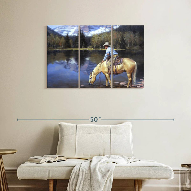 Lelar Colorado Cowboy, 24" H x 38" W