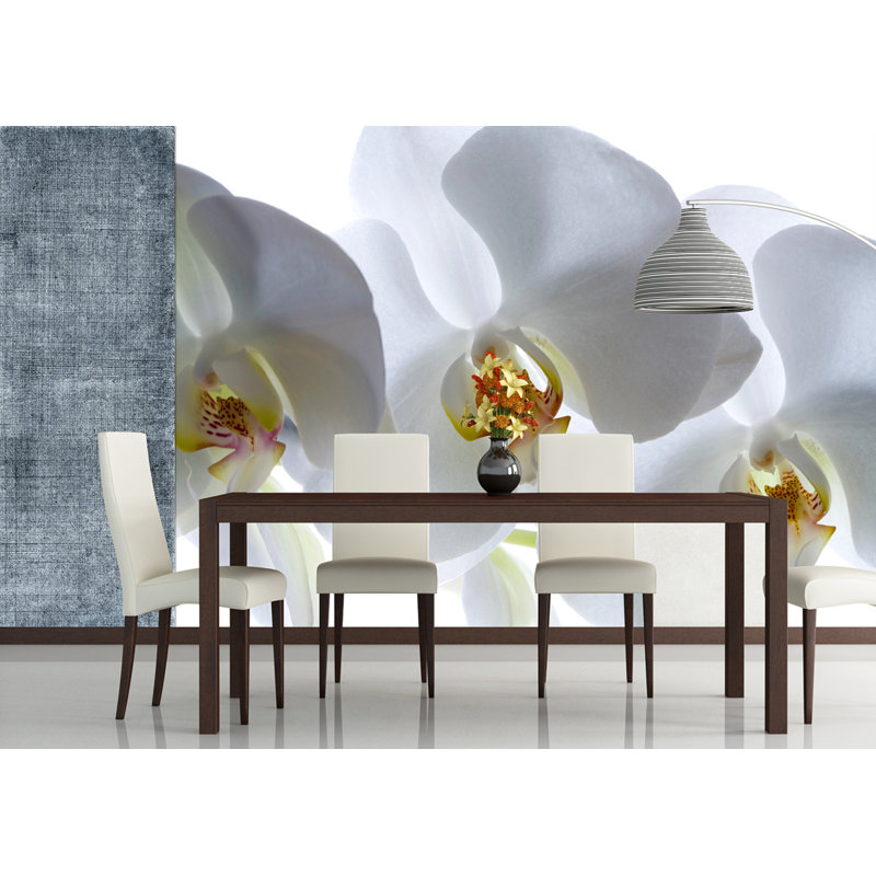 Panneau mural 4 panneaux Orchids L 9 pi x l 142 po