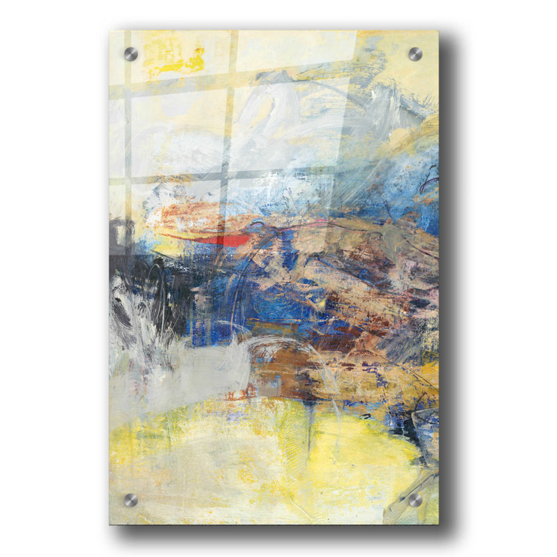 "Textured Triptych I" par Jodi Fuchs, H 36 po x l 24 po x P 0,2 po