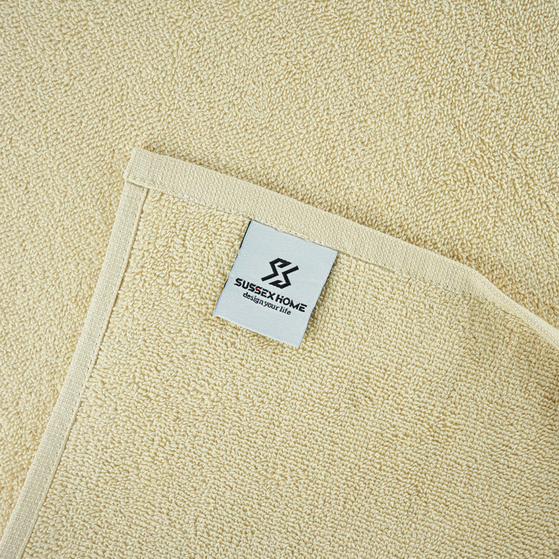 100% Cotton Midweight Bath Towel, Sand