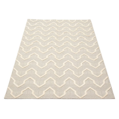 Wool Chevron Indoor Rug