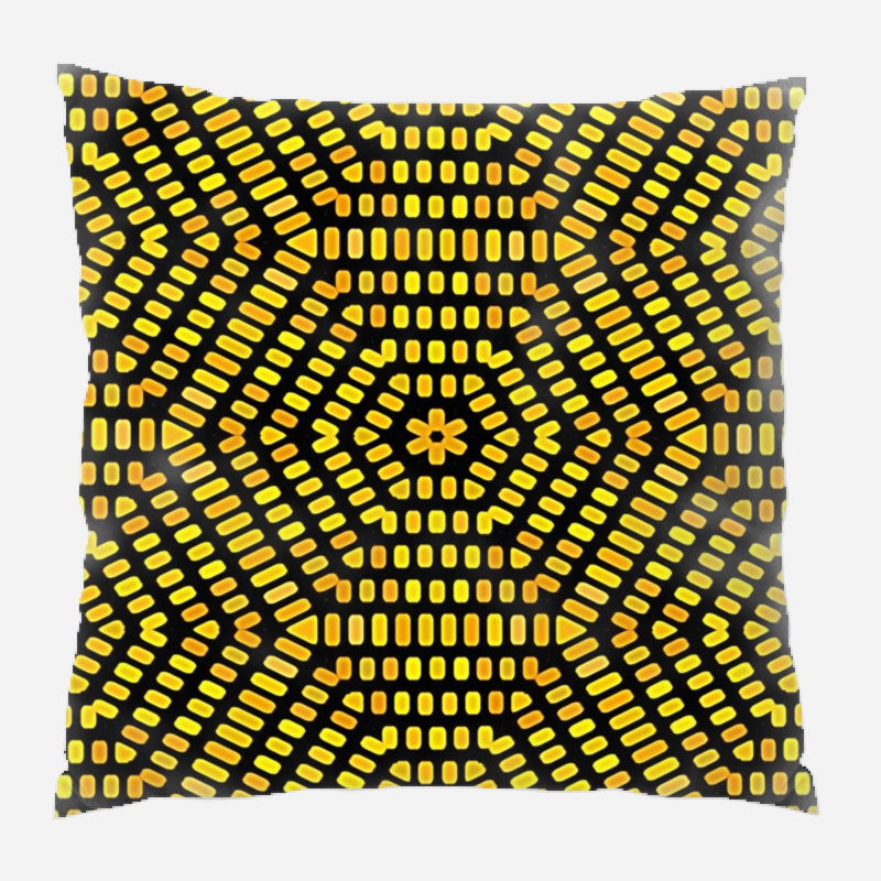 Coussin décoratif à motif, Intérieur