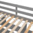 Kids Full Solid Wood Loft Bed with Built-In Desk and Shelves-1253562809