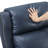 Doersten Genuine Leather Push Back Reclining Chair-101898360