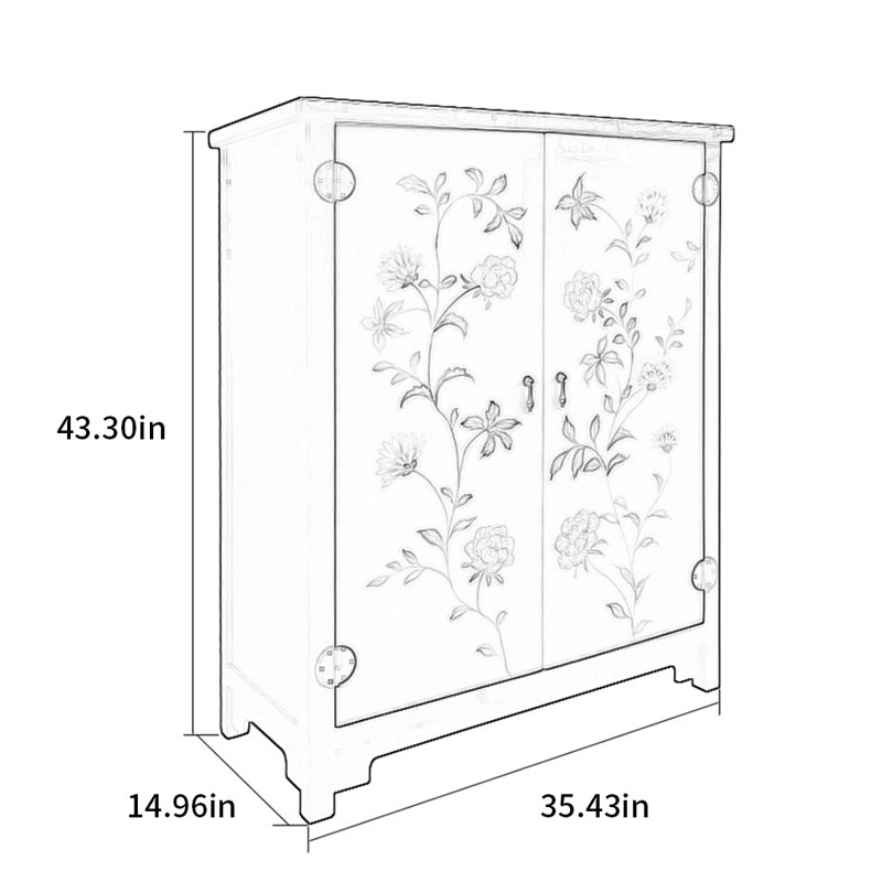 Armoire de rangement pour chaussures en bois massif 16 paires