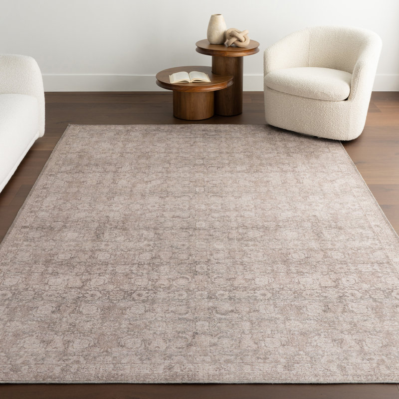 Tapis en mélange de jute de polyester Jeccica, Rectangle 6 pi 7 po x 9 pi