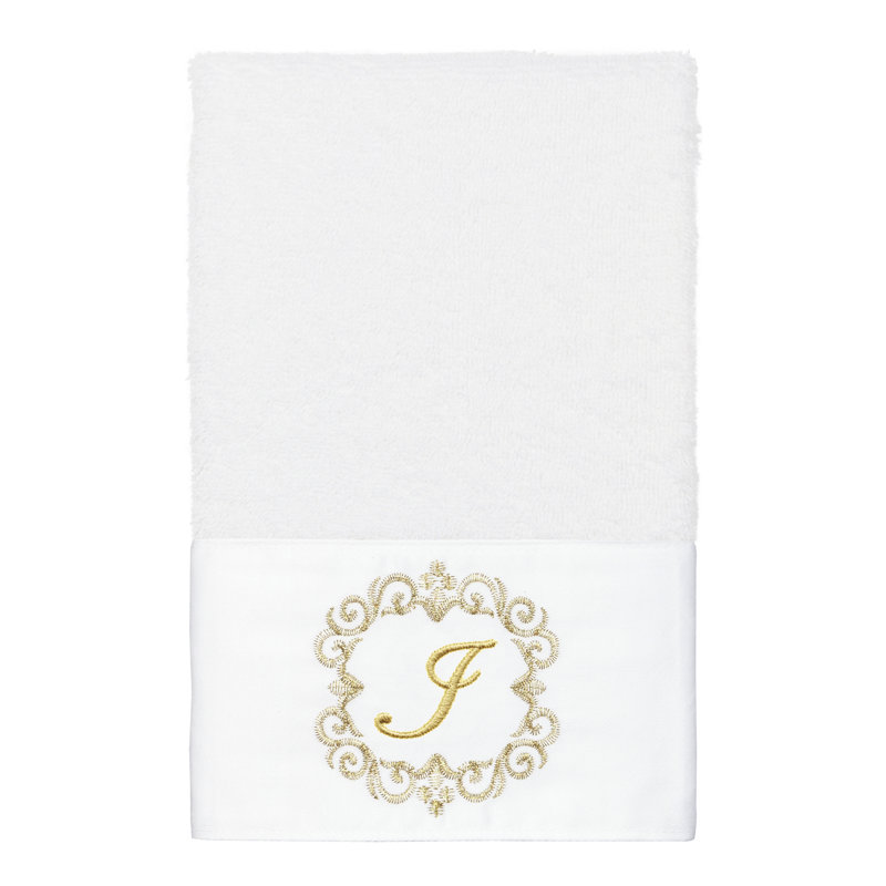 Linum Home Textiles 100% Turkish Cotton MONICA 3PC Embellished Towel Set, I