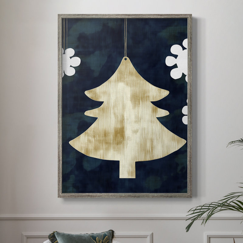 Reproduction encadrée - bois massif XMA3005387, H 21 po x l 17 po