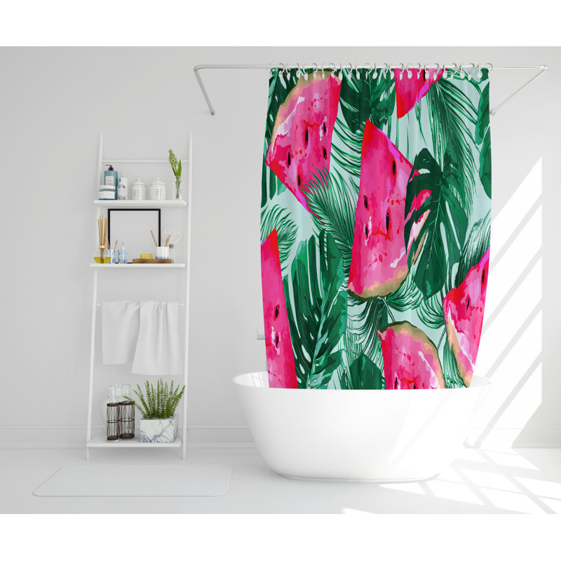 Laoise Polyester Shower Curtain, 168cm H x 168cm W