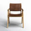 Chaise en cuir Holtby