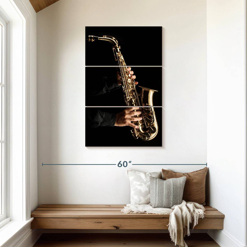Abarca Classic Saxophone, 45'' H x 28'' W