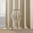 Armita Italian Faux Linen Room Darkening Curtains for Bedroom & Living Room Curtains - Single Panel Window Curtains-1943634167-1943634172