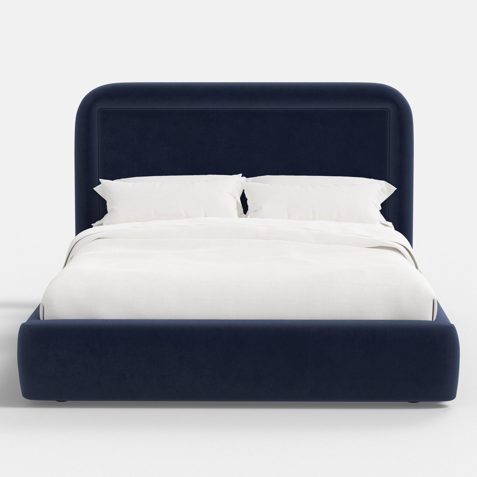 Stoffer Home x Cloth & Co. Marisa Bed, Ocean Performance Velvet, Full