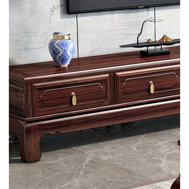 Nouveau meuble télé en bois de rose noir chinois