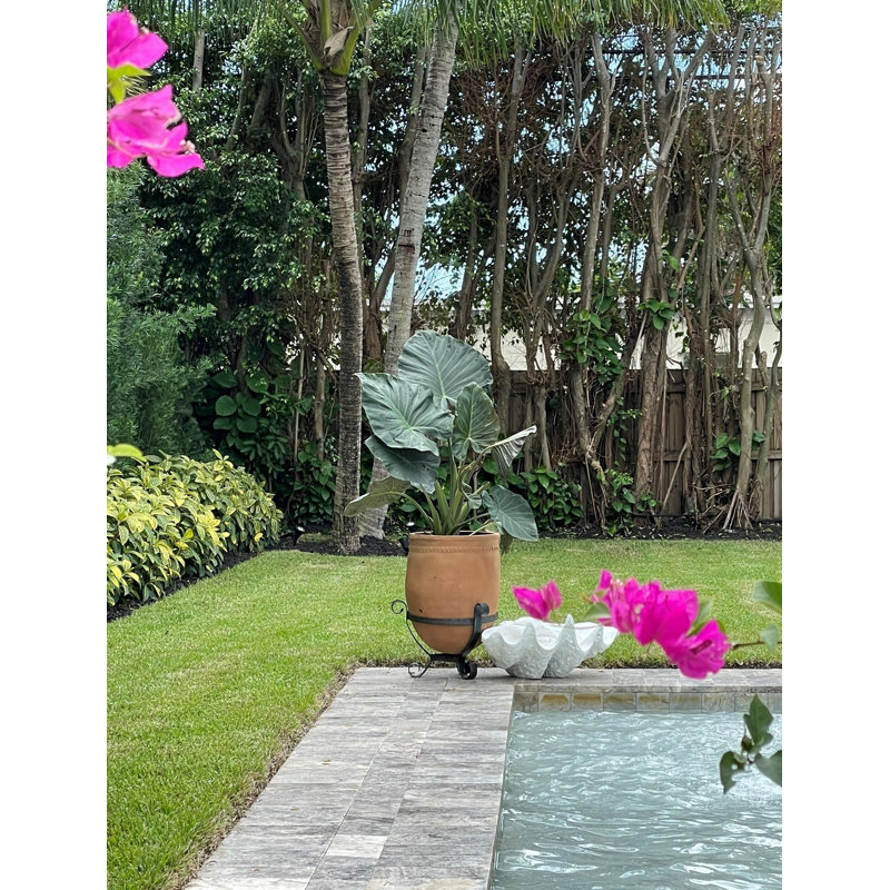 Mediterranean Fibreglass Planter, Terracotta