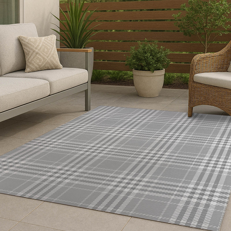 Tapis d'extérieur antidérapant Christopher, Rectangulaire 8 pi x 10 pi