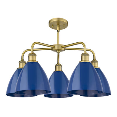Lustre en dôme à 5 lumières Trickett