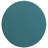 Teal Round Wooden Side Table