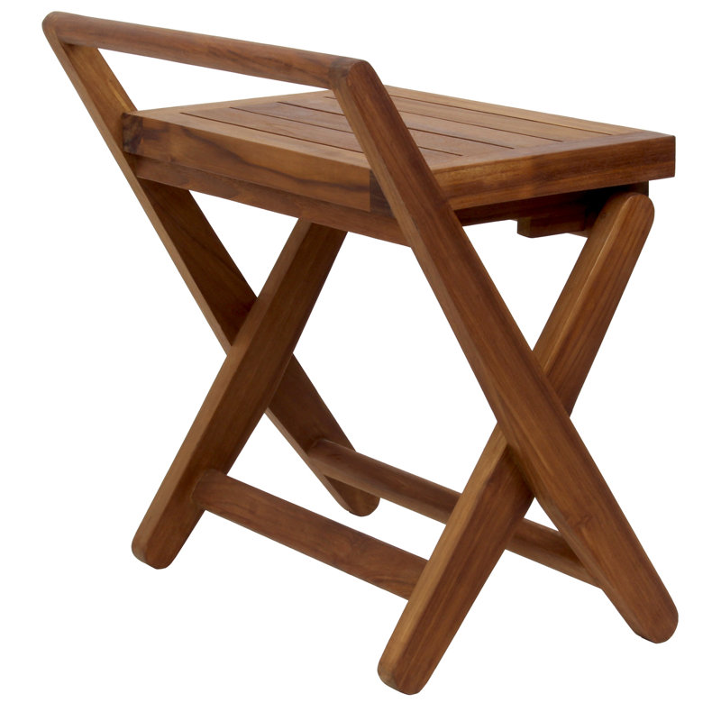 Spa Mantis 20" W Teak Shower Bench