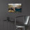  «Floating Lake» par Danny Head, art mural en verre acrylique, 24 po x 16 po