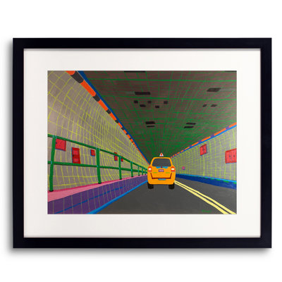 Driving Through the Holland Tunnel Framed Print