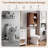 66.93"H Freestanding Over The Toilet Storage-737479121