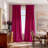 100% Blackout Double-layer Velvet Curtain. Rod Pocket Back Tab Thermal Insulated Drapes for Living room Bedroom (Set of 2)-1805479530-1811777357